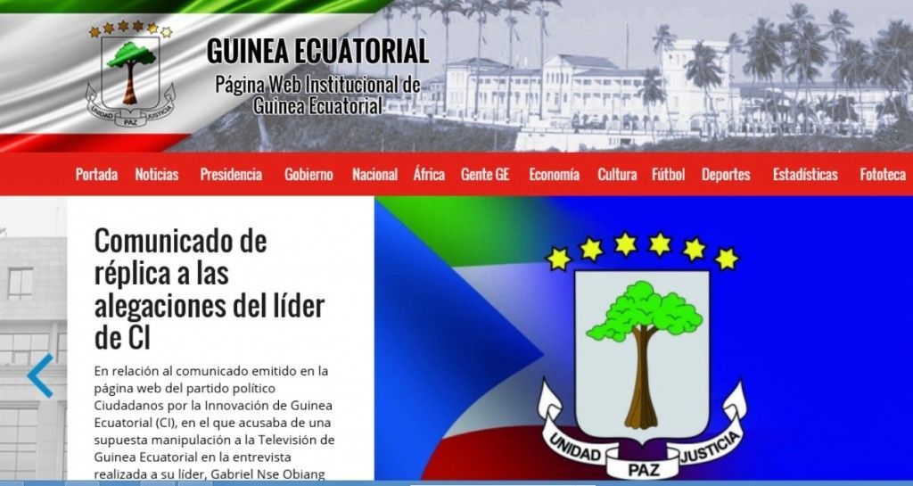 Contestación de la Página Institucional del Gobierno a CI