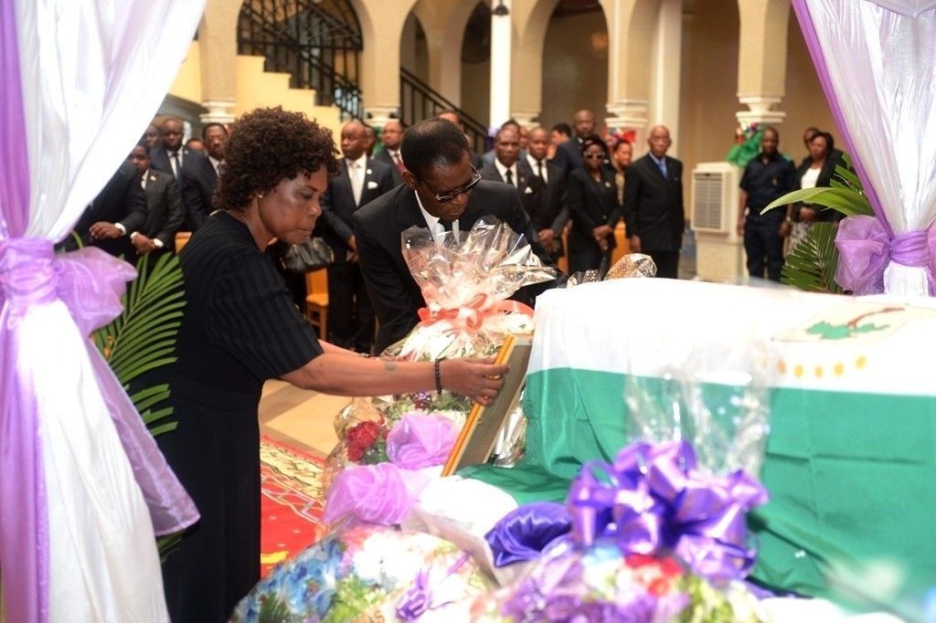 Homenaje fúnebre a Leoncio Mitogo Edjang Avoro