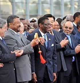 Obiang Nguema Mangue apoya al candidato presidencial