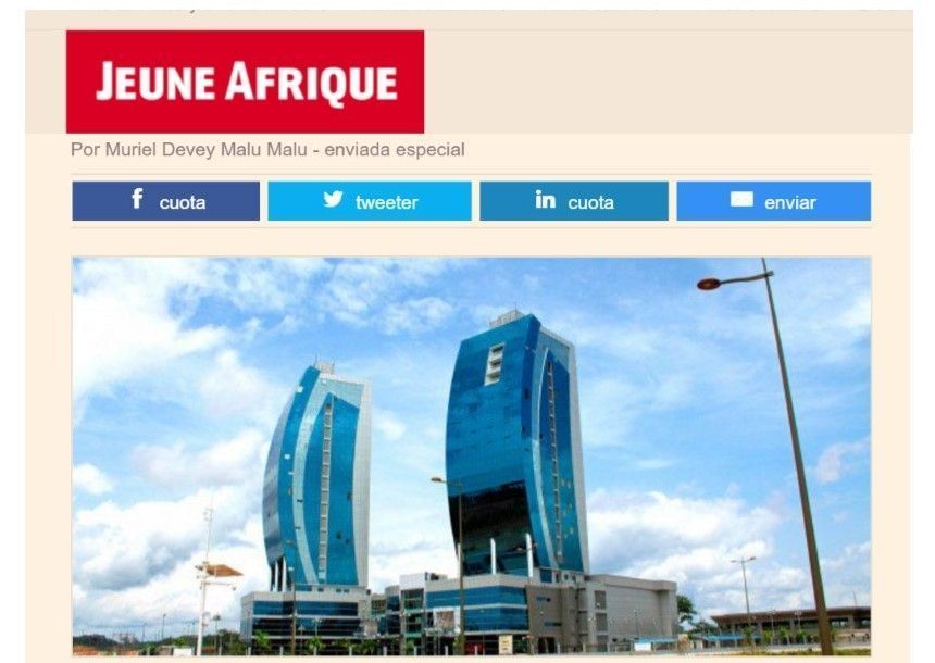 Jeune Afrique destaca los proyectos de trabajo y futuro en GE