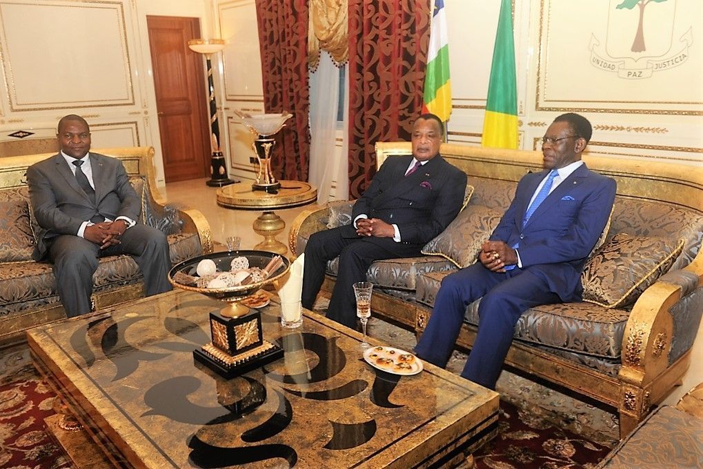 Llegada de los participantes en la Cumbre de Jefes de Estado de la CEMAC