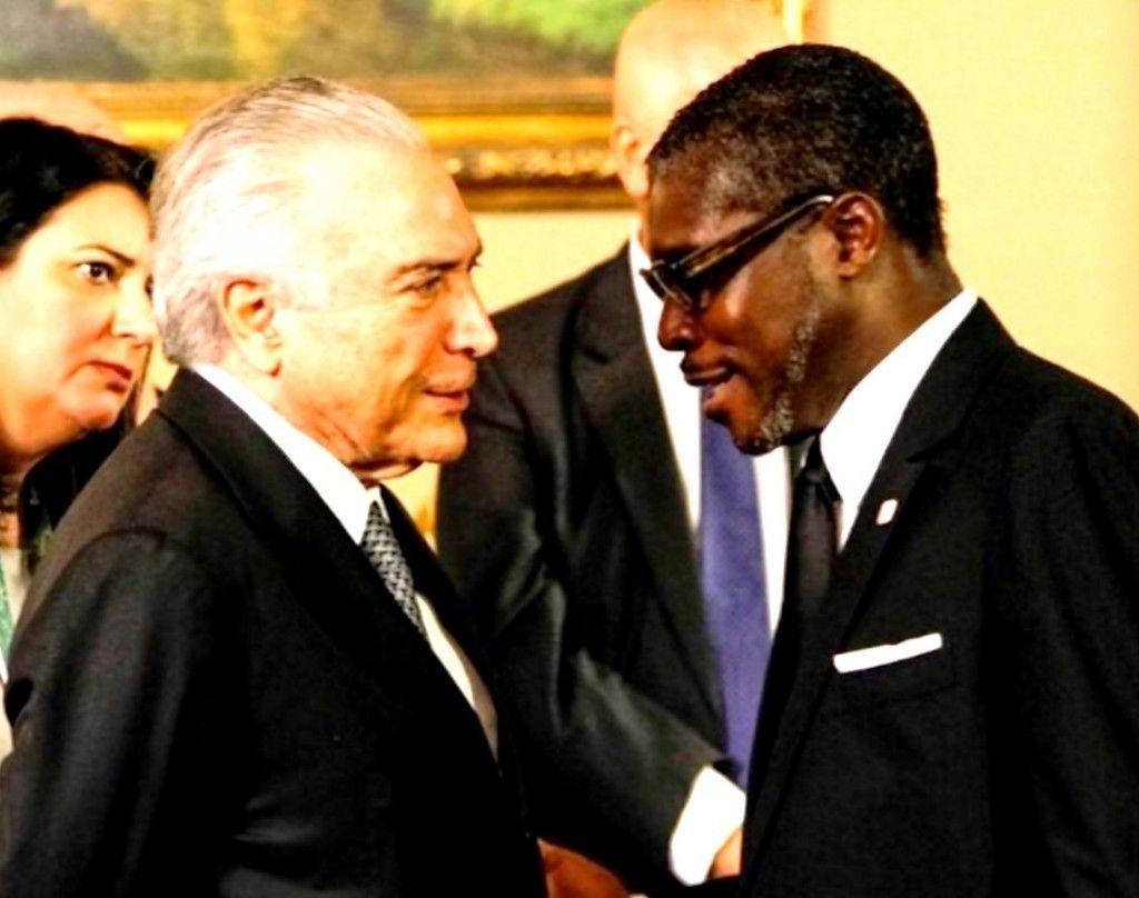 Teodoro Nguema Obiang Mangue en Río de Janeiro