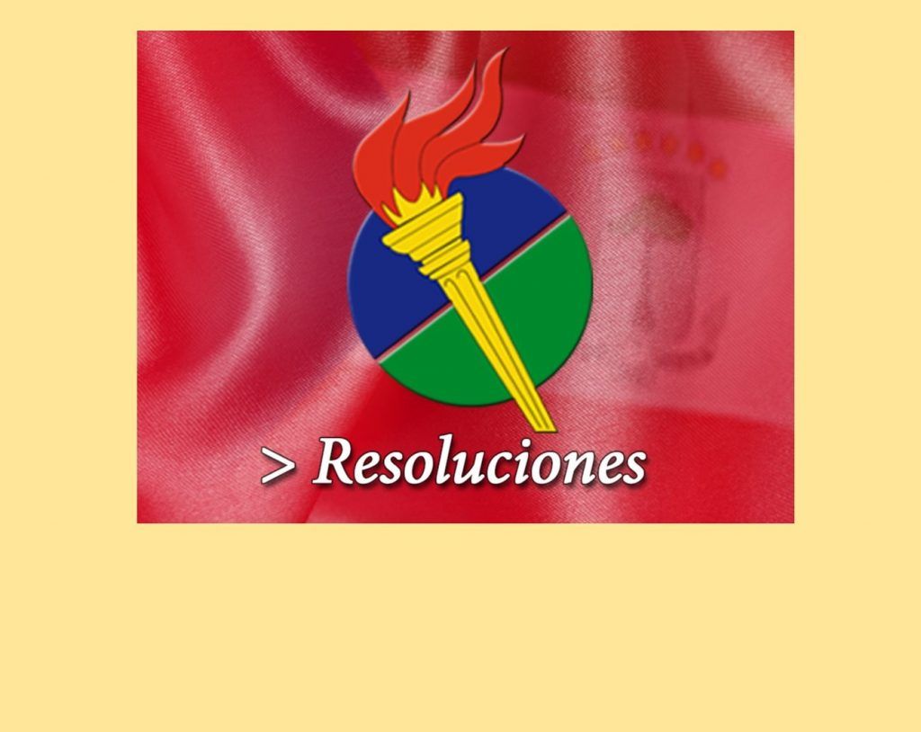 Resolución Número 2 por la que se actualizan los Consejos Distritales