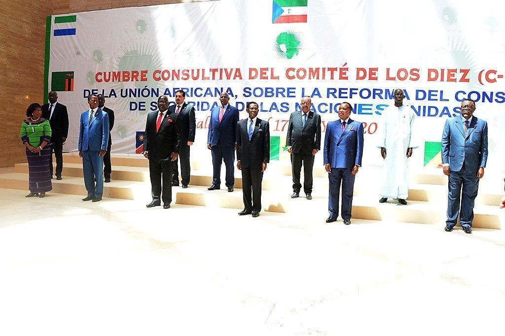 “África sigue siendo un continente discriminado en el Consejo de Seguridad de la ONU”, dice el Presidente Obiang en la Cumbre del C-10