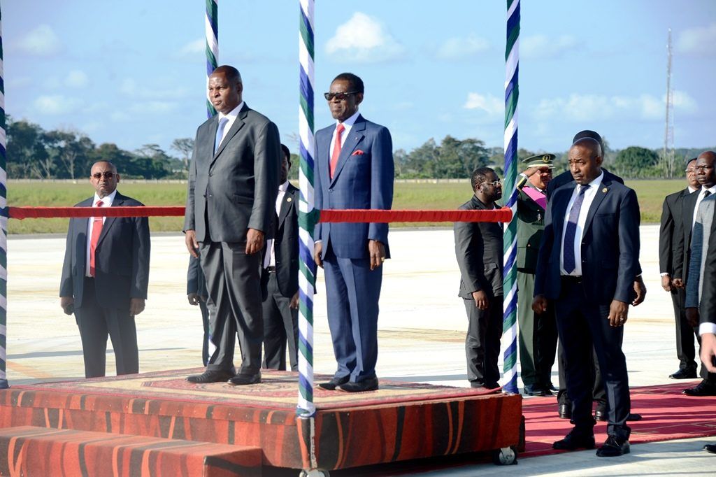 El Presidente de la República Centroafricana inicia una visita a la República de Guinea Ecuatorial
