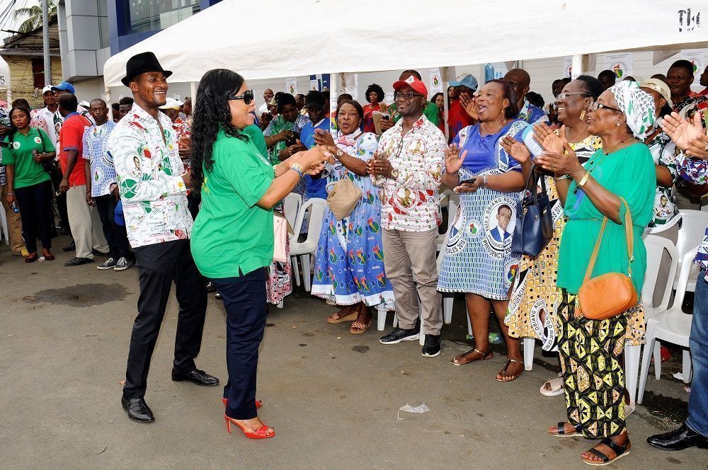 Frenética actividad de la campaña del PDGE en Malabo