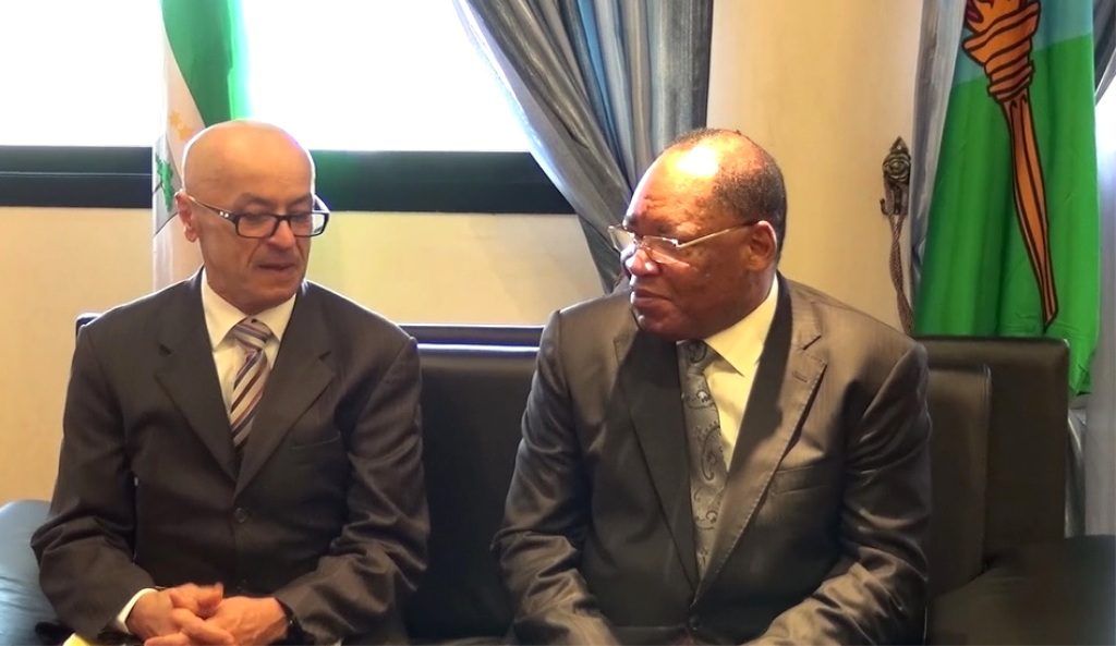 Encuentro entre Clemente Engonga Nguema y el Embajador de Brasil