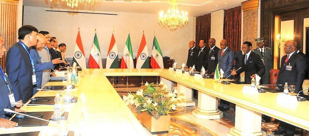 Los Presidentes de Guinea Ecuatorial y La India firman acuerdos de cooperación