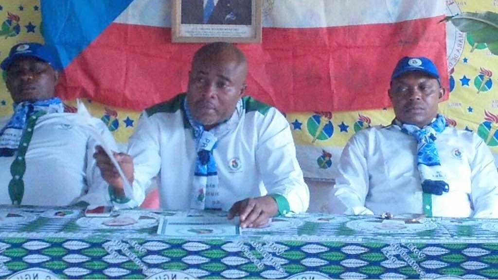Apertura de la gira del Consejo Distrital del PDGE en Niefang