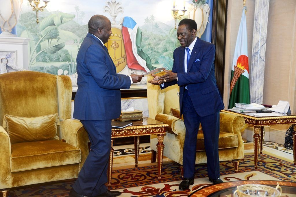 Audiencia del Jefe de Estado con el Secretario del CNDD-FDD de Burundi
