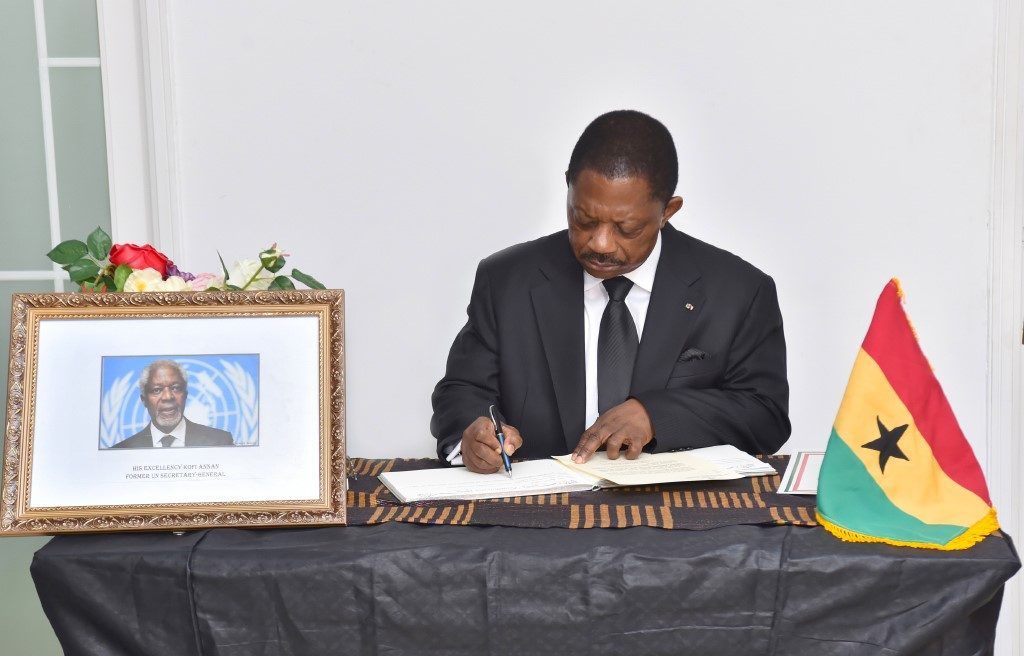 Condolencias del Primer Ministro por el fallecimiento de Kofi Annan