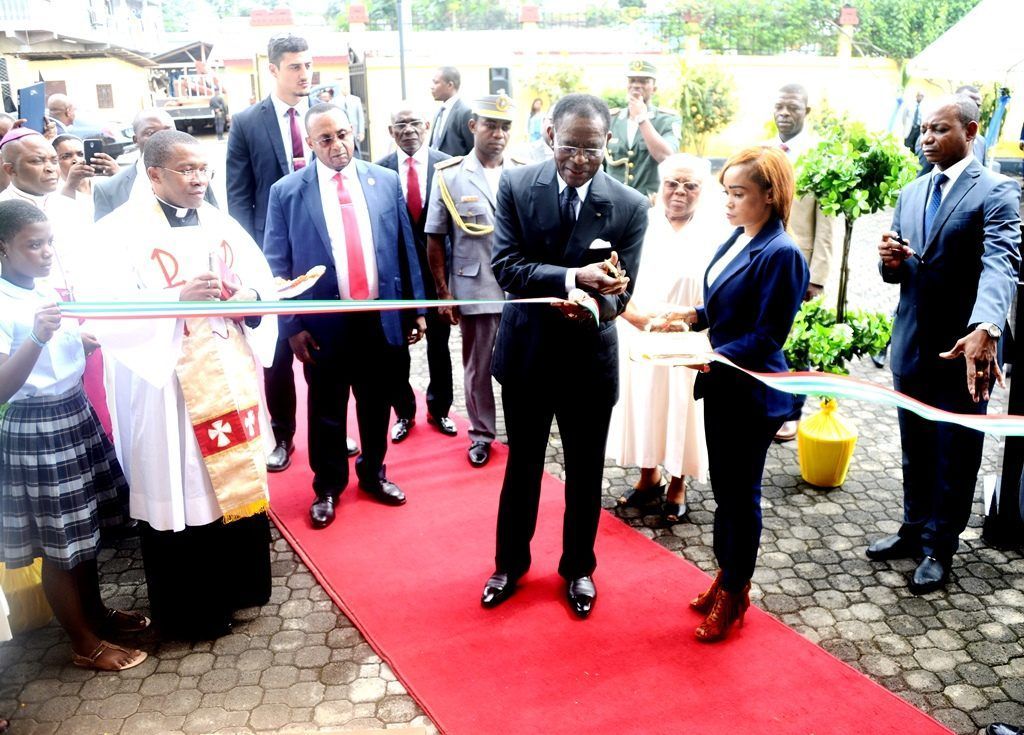 El Presidente inaugura la residencia de las monjas de la Congregación de la Inmaculada en Malabo