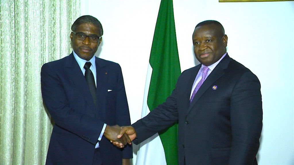 Llegada del Vicepresidente a Sierra Leona