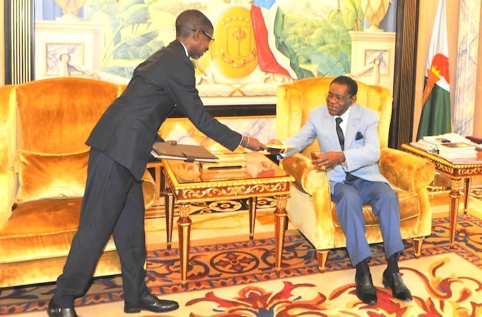 El Jefe de Estado concede audiencia al enviado especial del Presidente de Guinea Bissau