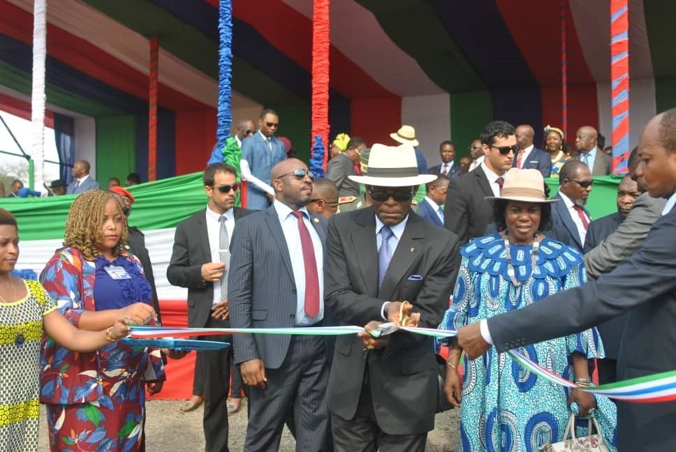 Inauguración del nuevo distrito urbano de Basakato del Oeste