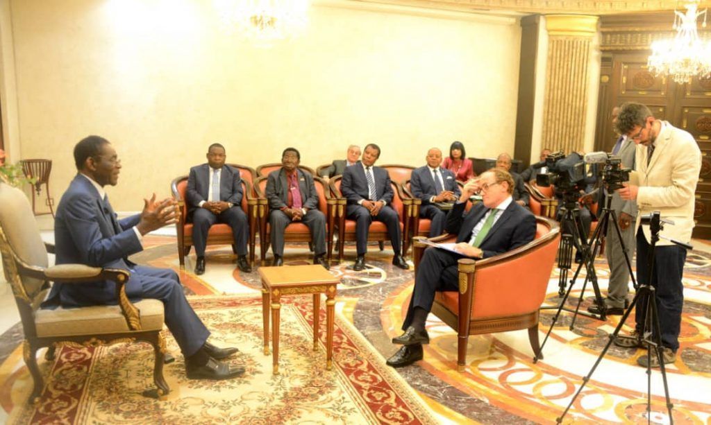 Dos medios de comunicación europeos entrevistan a S.E. Obiang Nguema Mbasogo