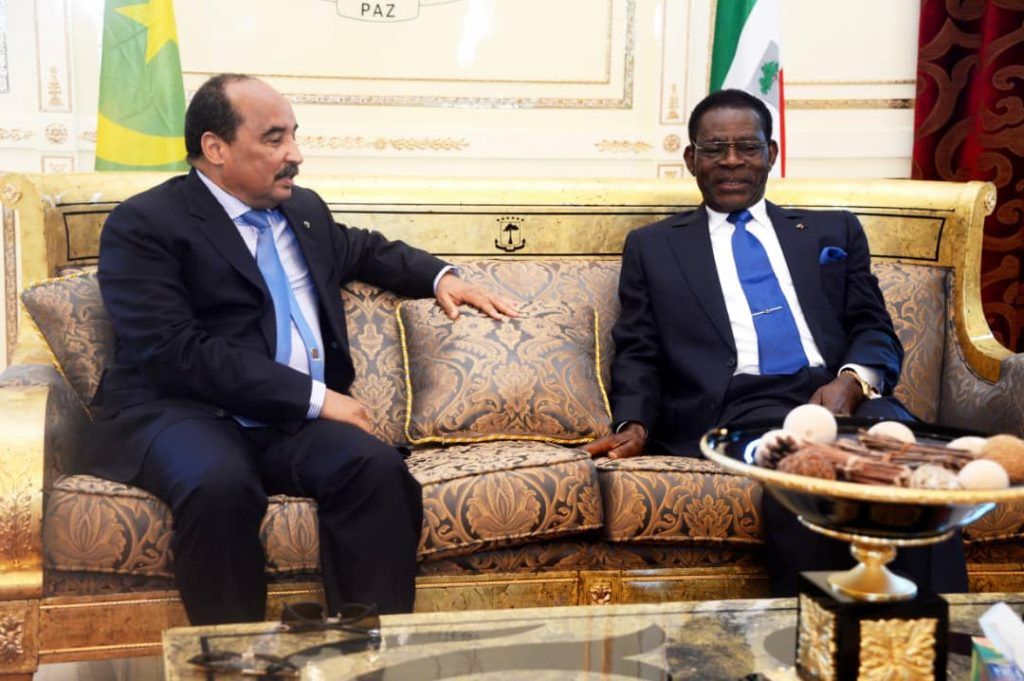 Visita de la Pareja Presidencial de Mauritania