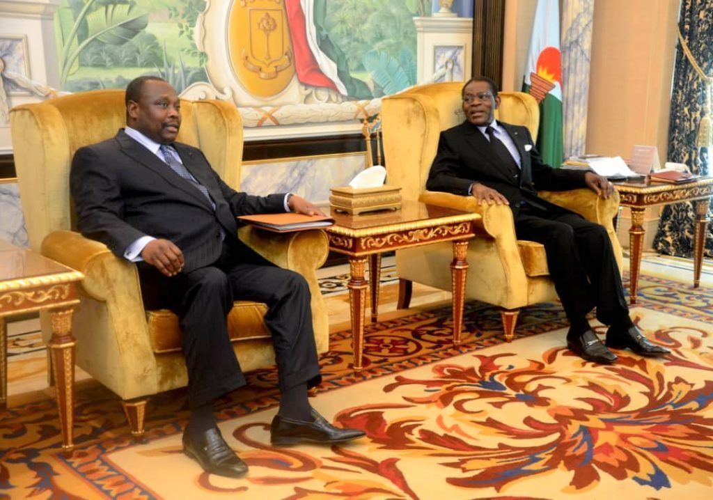 El Jefe de Estado recibe al enviado especial de S.E. Denis Sassou Nguesso