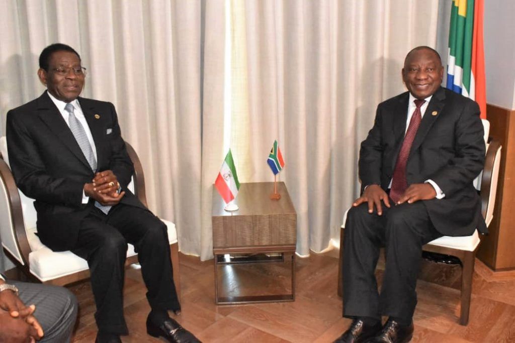 El Presidente se reúne con sus homólogos de Sudáfrica e Islas Comoras