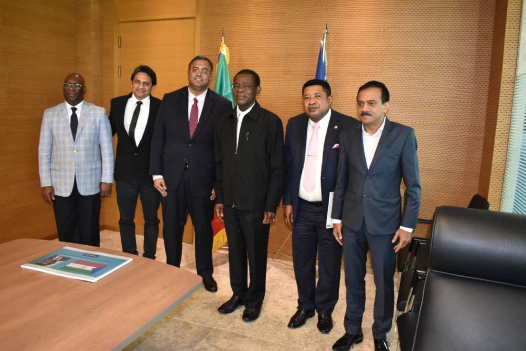 Audiencia del Jefe de Estado con una delegación empresarial de La India
