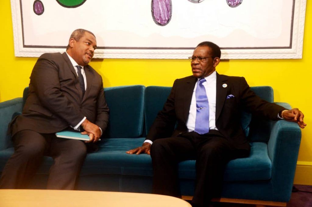 Audiencia del Presidente con el Ministro Consejero de Burkina Faso