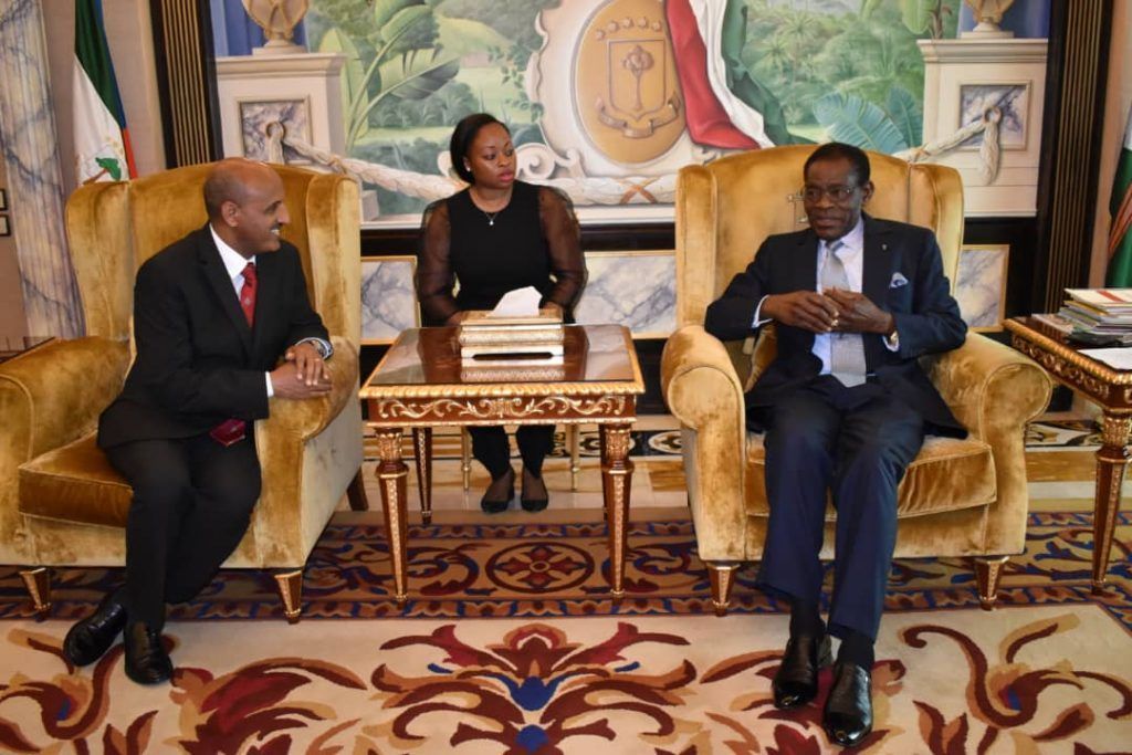 Audiencia del Jefe de Estado con el presidente director general de Ethiopian Airlines