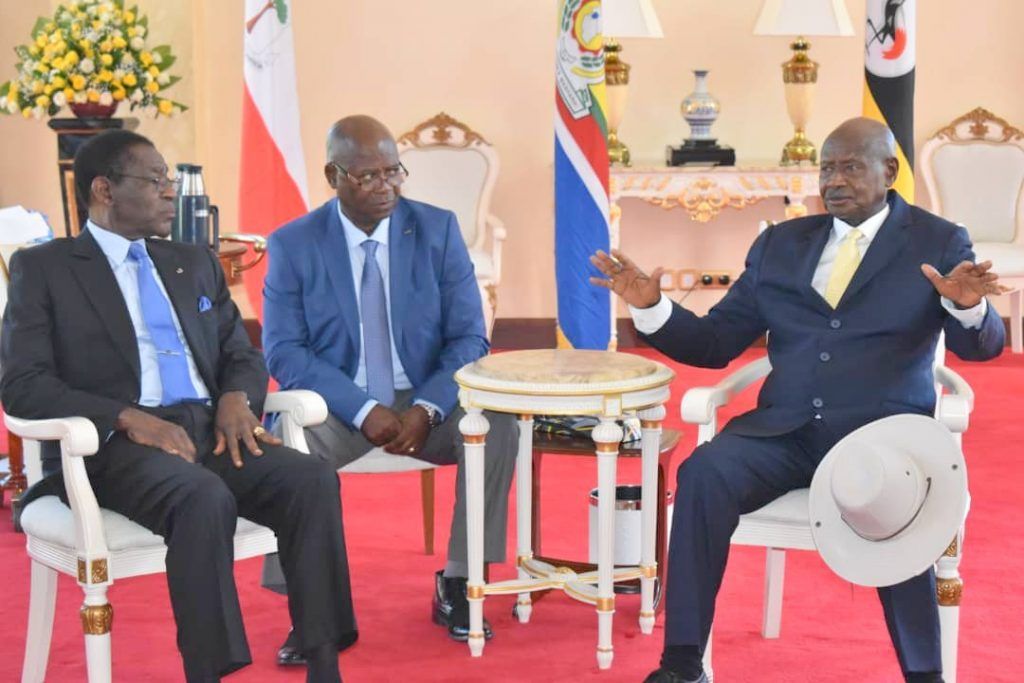 Llegada del Jefe de Estado a Uganda