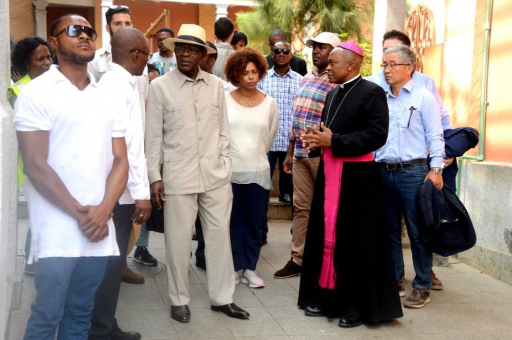 El Jefe de Estado visita de nuevo la Catedral de Malabo