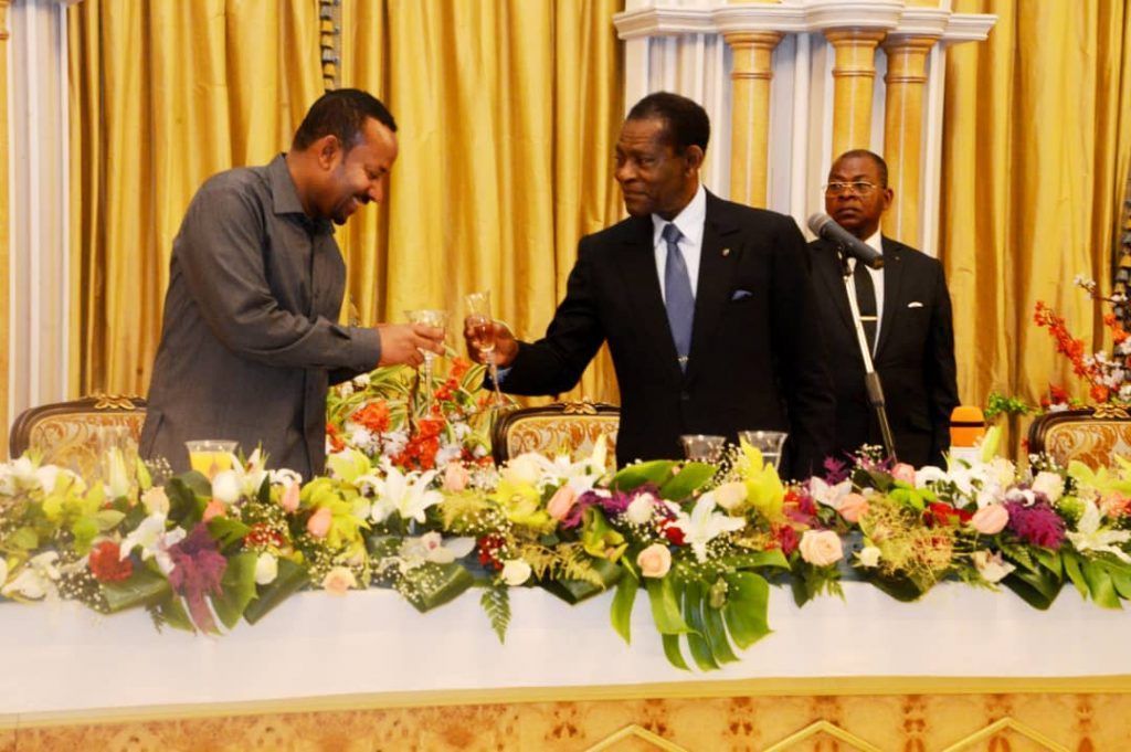El Primer Ministro Etíope y Premio Nobel de la Paz 2019 visita Guinea Ecuatorial