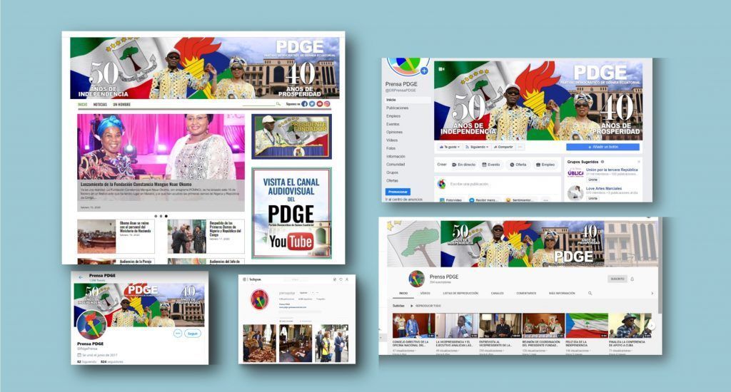 Los medios digitales del PDGE, líderes de la comunicación on line en Guinea Ecuatorial