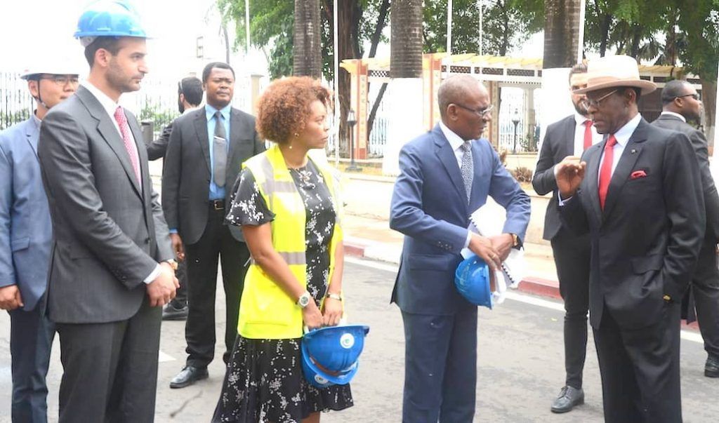 El Jefe de Estado visita la Catedral de Malabo y sus trabajos de rehabilitación