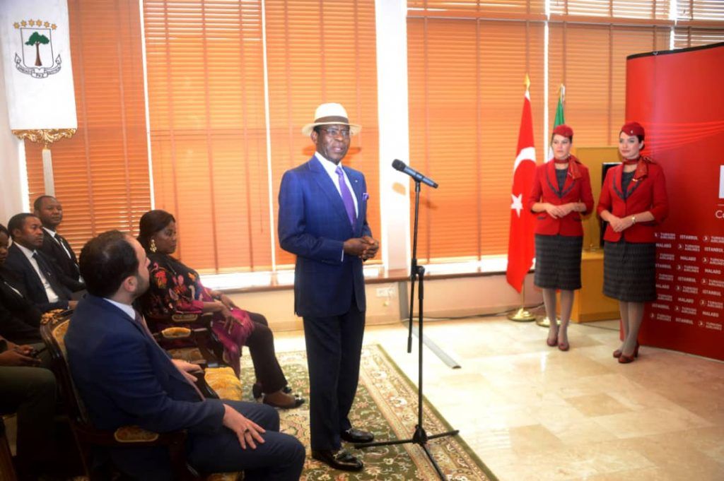 El Presidente inaugura la ruta aérea Malabo-Estambul