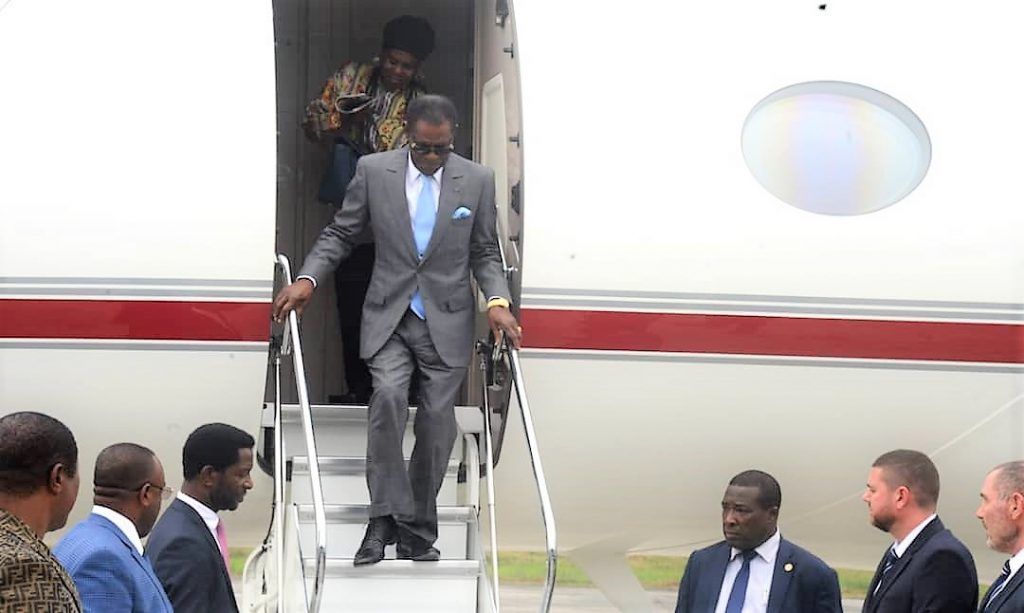 Regreso de la Pareja Presidencial a Malabo