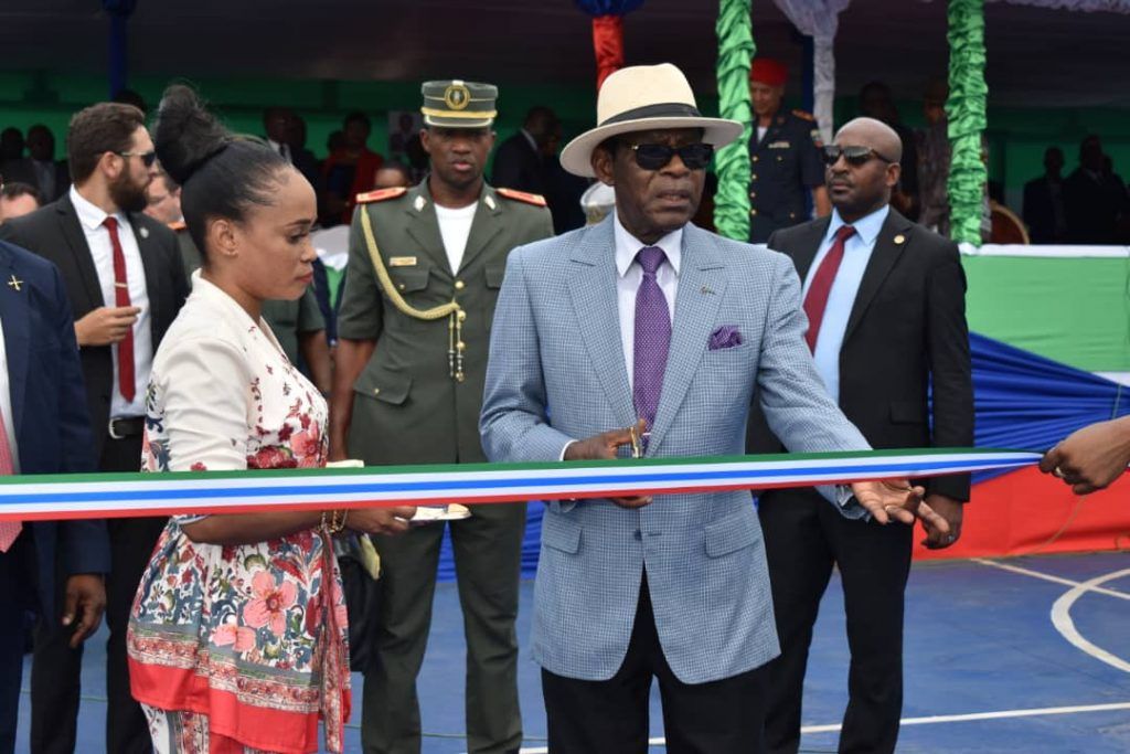 El Presidente inaugura el Centro de Formación y Producción de Pesca en Bata