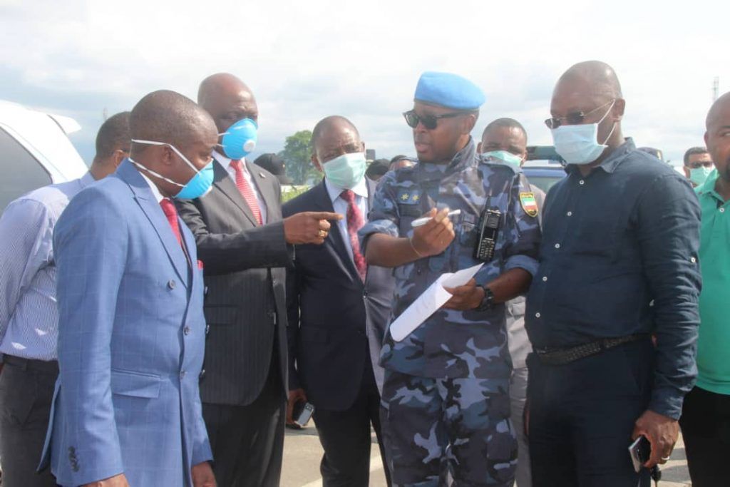 Lotes de material clínico llegan al Aeropuerto de Malabo