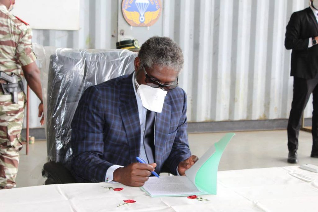 Encuentro de S.E. Teodoro Nguema Obiang Mangue con miembros de las Fuerzas Armadas