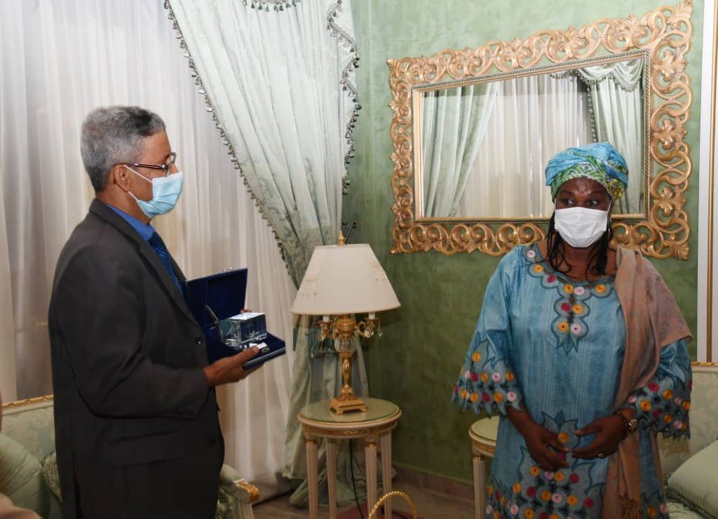 El Representante de UNICEF en Malabo se despide de la Primera Dama