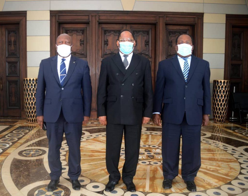 Jura de los tres Viceprimeros Ministros ante el Jefe de Estado