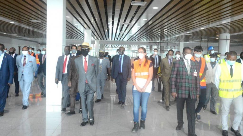 Inspección presidencial en obras de interés social de Malabo