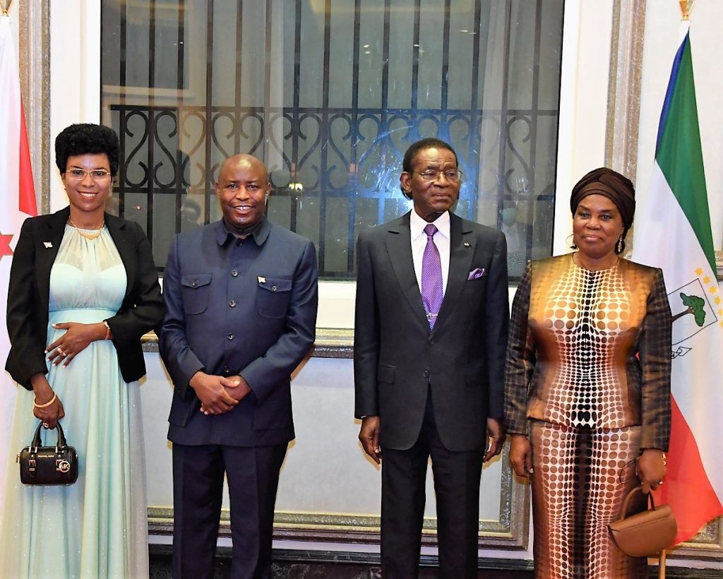 Jornada de trabajo, acuerdos y cena en la visita oficial de la Pareja Presidencial de Burundi