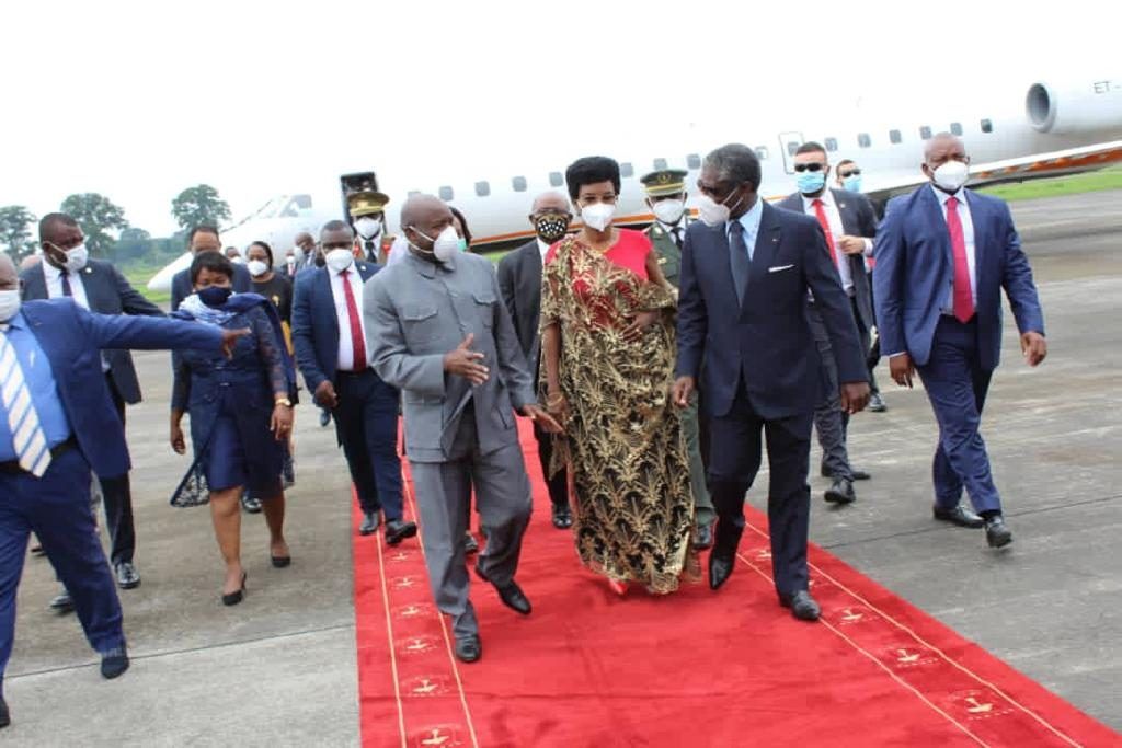 El Vicepresidente recibe a la Pareja Presidencial de Burundi