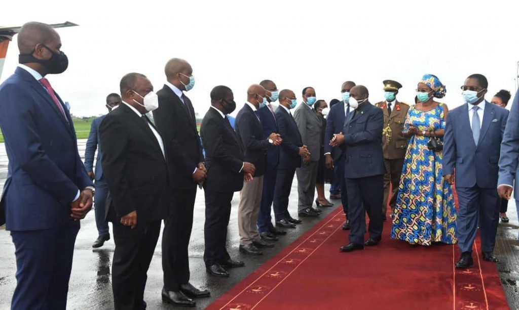 Despedida a la Pareja Presidencial de Burundi