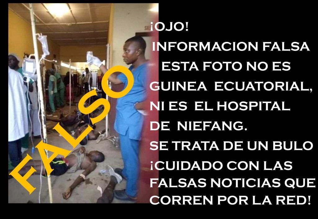 El Hospital de Niefang responde a los absurdos bulos que corren por la red