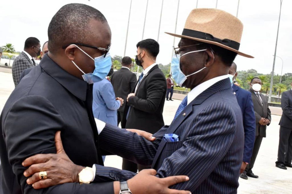 El Presidente de Guinea Bissau visita a su homólogo ecuatoguineano en Mongomo