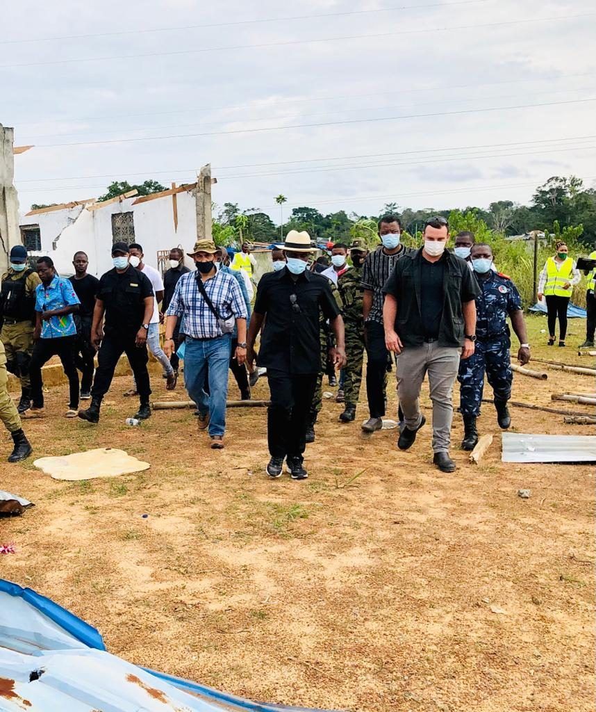 Nguema Obiang Mangue ayuda a los damnificados del 7M