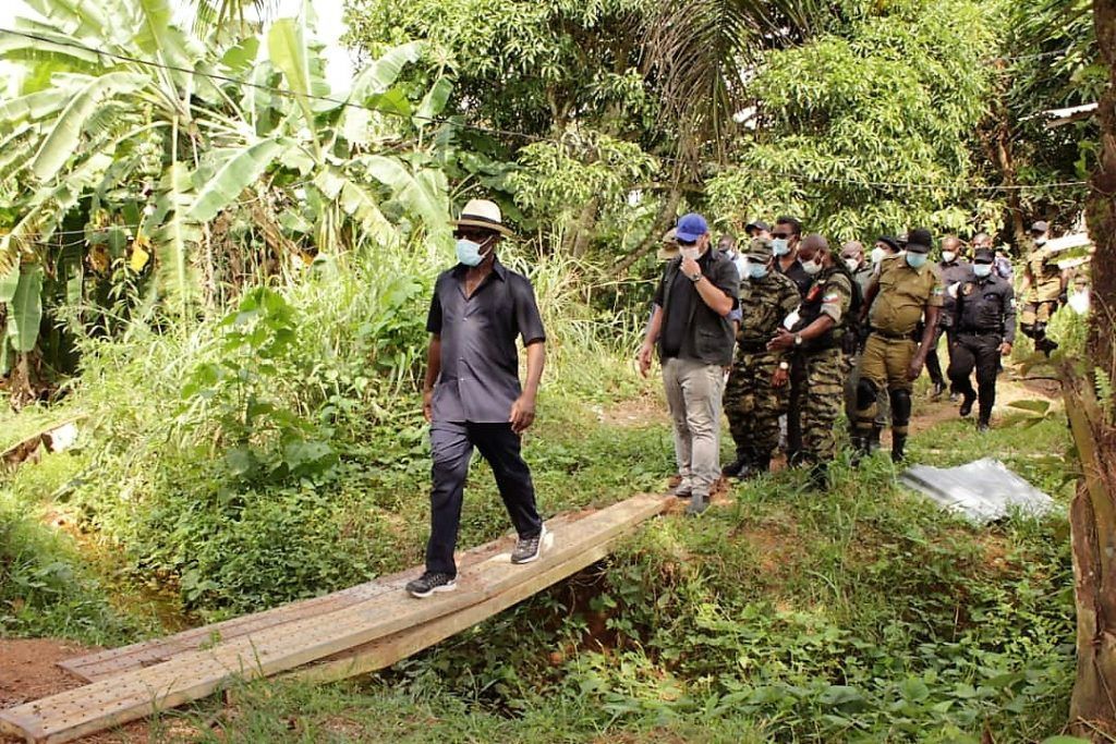 Donación de Nguema Obiang Mangue a los damnificados del 7M