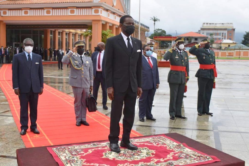 Su Excelencia Obiang Nguema Mbasogo preside la Pascua Militar
