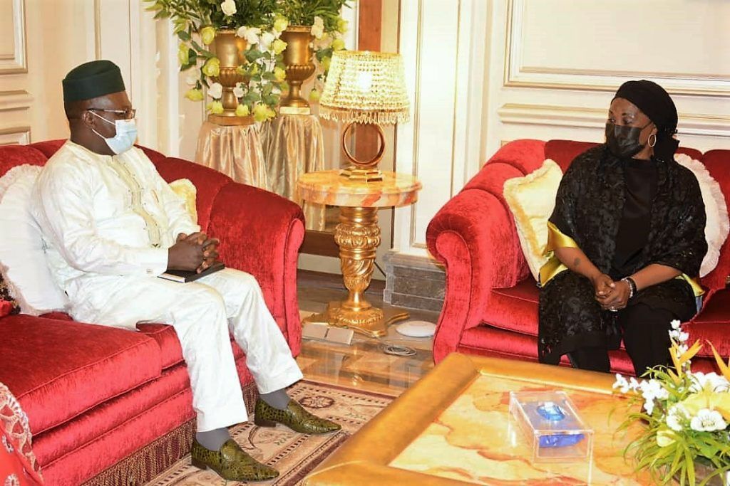 La Primera Dama recibe al nuevo Embajador de Nigeria