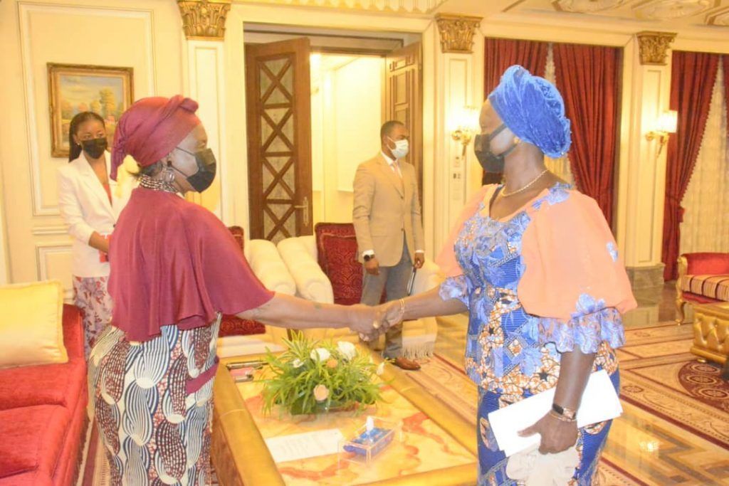 Doña Constancia Mangue de Obiang concede audiencias a tres personalidades internacionales