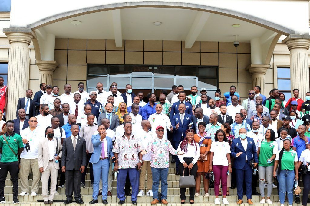 La Oficina Nacional del PDGE recibe al Comité Olímpico de Guinea Ecuatorial